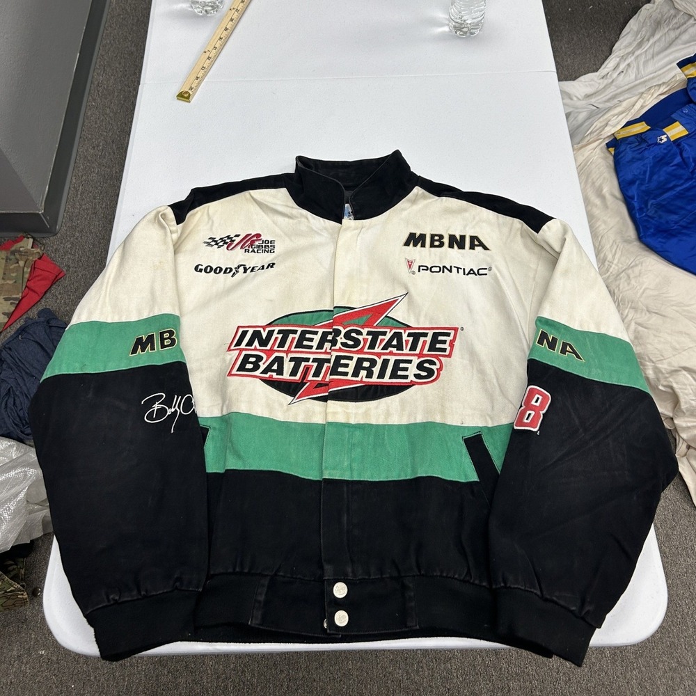 Chase Authentics Racing Jacket Mens Large Interstate Batteries Bobby Labonte
